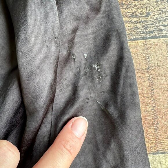 Princess Polly Sleek Black Spaghetti Strap Lace Up Back Mini Dress Size 6 - Picture 6 of 11